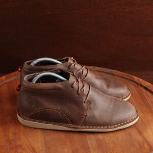 Oliberte Chukka Boots Mens SZ EU 40 US 7 Brown Adibo Leather Lace Up Ankle READ